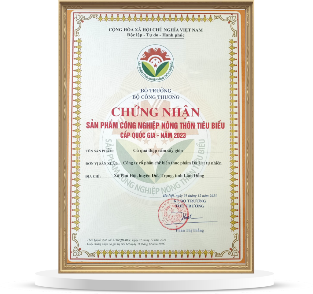 SP CN Nông thôn tiêu biểu